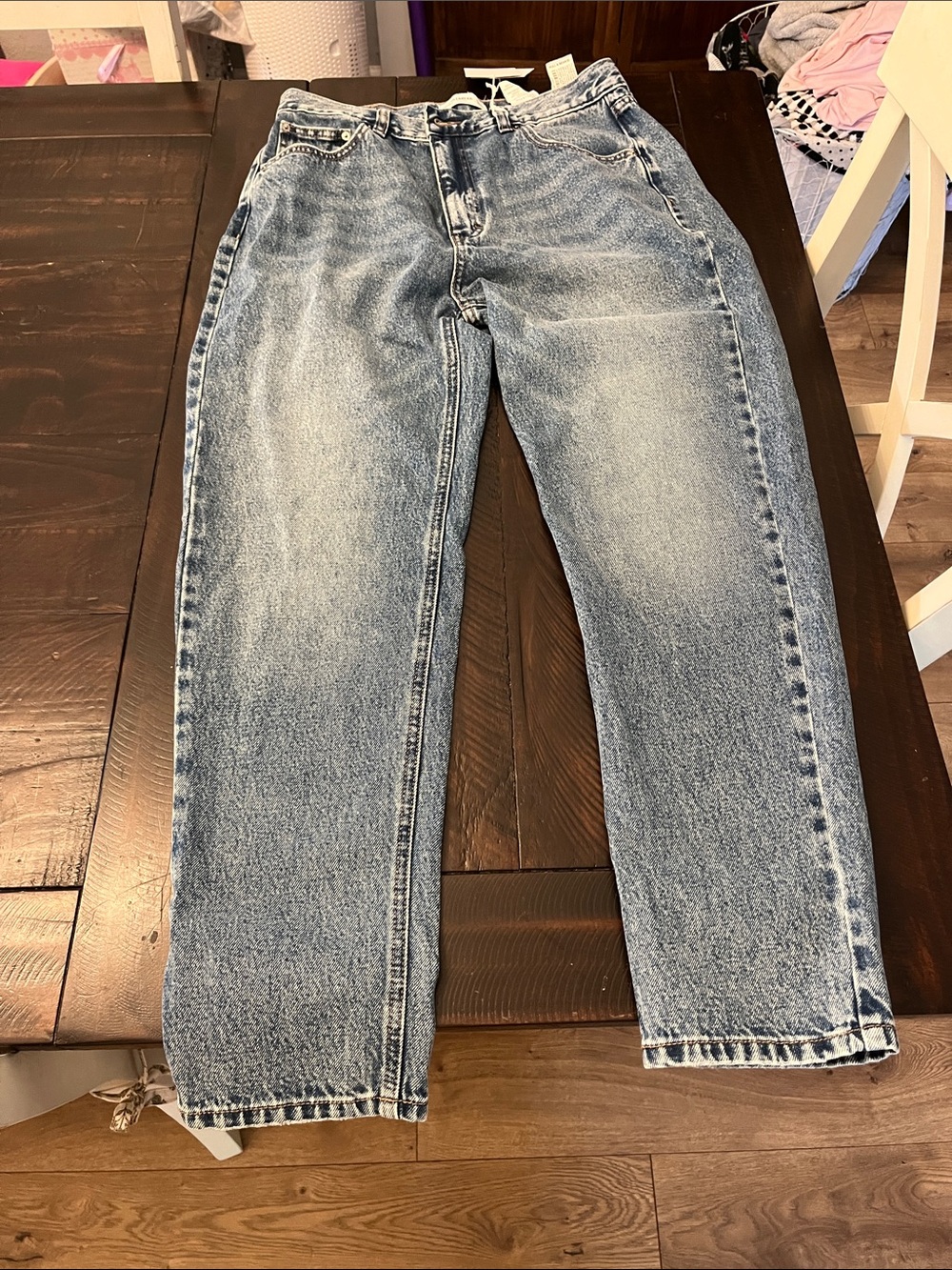 Pull&Bear Relaxed Light Blue Womens  Jeans